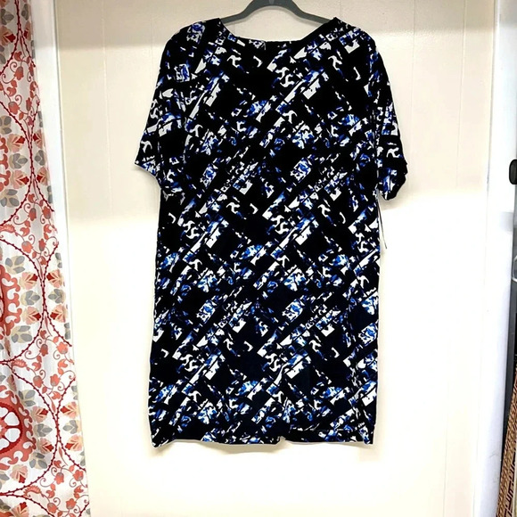 NWT Mossino Diagonal print Dress SzXl - Picture 1 of 10